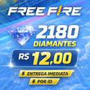 2180 Diamantes Free Fire – Entrega Imediata por ID
